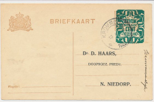 Briefkaart G. 166 Particulier bedrukt Krommenie 1922