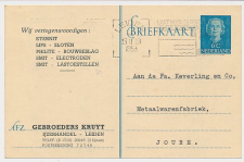Briefkaart G. 302 Particulier bedrukt Leiden 1953