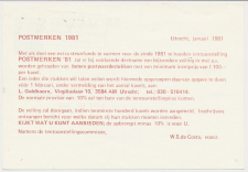 Briefkaart G. 358 b Particulier bedrukt Utrecht 1981