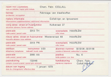 Verhuiskaart G. 44 Particulier bedrukt Haarlem 1979