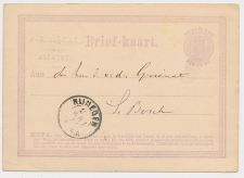Briefkaart G. 1 Firma Blinddruk Nijmegen 1872