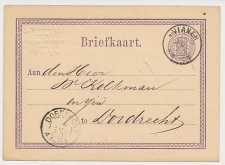 Briefkaart G. 7 Firma Blinddruk Vianen 1875