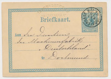 Briefkaart G. 10 Firma Blinddruk Den Haag 1876