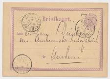 Briefkaart G. 12 Firma Blinddruk Rotterdam 1877