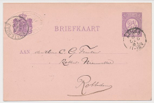 Briefkaart G. 23 Firma Blinddruk Leiden 1881