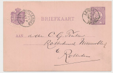 Briefkaart G. 23 Firma Blinddruk Leiden 1881