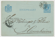 Briefkaart G. 25 Firma Blinddruk Amsterdam 1881
