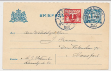 Briefkaart G. 94 b II / Bijfrankering Locaal te Amersfoort 1930