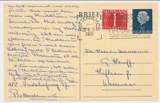 Briefkaart G. 315 / Bijfrankering Rotterdam - Wassenaar 1958