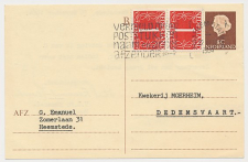 Briefkaart G. 325 / Bijfrankering Heemstede - Dedemsvaart 1964