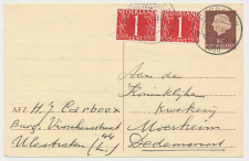 Briefkaart G. 325 / Bijfrankering Meerssen - Dedemsvaart 1966