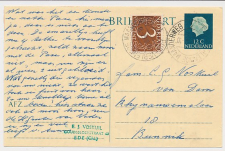 Briefkaart G. 336 / Bijfrankering Ede - Bunnik