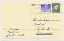 Briefkaart G. 342 / Bijfrankering Breda - Dedemsvaart 1980