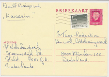 Briefkaart G. 355 / Bijfrankering Roosendaal - Duitsland 1981