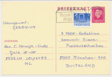 Briefkaart G. 355 / Bijfrankering Zwolle - Duitsland 1982