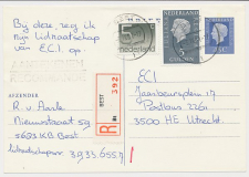 Briefkaart G. 358 a Bijfrankering / Aangetekend Best 1981