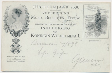 Briefkaart Geuzendam P36 b - Stempel vroeger dan uitgifte