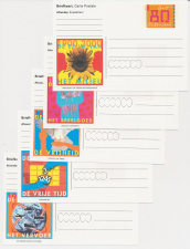 Briefkaart Geuzendam P378a 1/5 - Complete set
