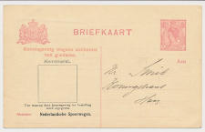 Spoorwegbriefkaart G. NS103-I a - Locaal te Den Haag 