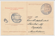 Spoorwegbriefkaart G. NS198 b - Locaal te Amsterdam 1926