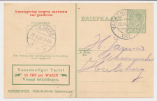 Spoorwegbriefkaart G. NS216 c - Valkenburg - Hulsberg 1927
