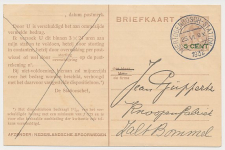 Spoorwegbriefkaart G. NS218 f -s Hertogenbosch - Zaltbommel 1932