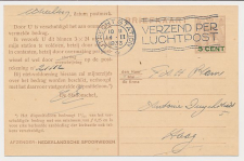 Spoorwegbriefkaart G. NS218 f - Utrecht - Den Haag 1933