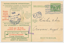Spoorwegbriefkaart G. NS222 l - Locaal te Rotterdam 1930
