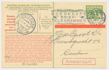 Spoorwegbriefkaart G. NS228 o - Locaal te Amsterdam 1933