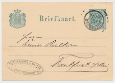 Briefkaart G. 16 Rotterdam - Duitsland 1880