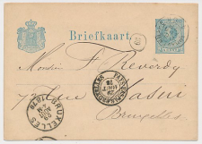 Briefkaart G. 16 Den Haag - Belgie 1878 - Grensstempel