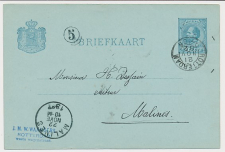 Briefkaart G. 25 Rotterdam - Belgie 1882