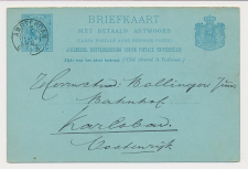 Briefkaart G. 30 Amsterdam - Oostenrijk 1892