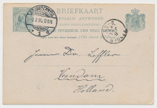 Briefkaart G. 30 A-krt Braunschweig Duitsland - Veendam 1896