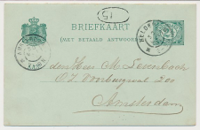 Briefkaart G. 52 Helder - Amsterdam 1901