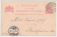 Briefkaart G. 57 a Den Haag - Duitsland 1901