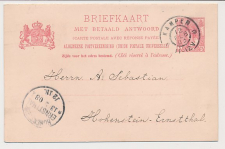 Briefkaart G. 58 a Kampen - Duitsland 1903