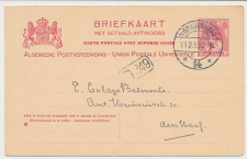 Briefkaart G. 77 z-1 Locaal te Den Haag 1909