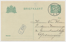 Briefkaart G. 80 b I Visvliet - Groningen 1915