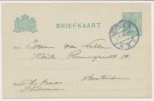 Briefkaart G. 90 a II Hilversum - Amsterdam 1917