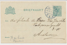 Briefkaart G. 90 b II Ilpendam - Amsterdam 1917