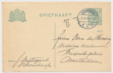 Briefkaart G. 99 b I Vroomshoop - Amsterdam 1918
