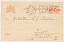 Briefkaart G. 107 b II Amsterdam - Zwolle1920