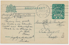 Briefkaart G. 168 a I Leiden - Delft 1921