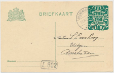 Briefkaart G. 169 I Heerewaarden - Amsterdam 1922