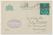 Briefkaart G. 182 I Groningen - Amsterdam 1922