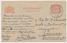 Briefkaart G. 193 z-1 Delft - Zwitserland 1923