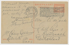 Briefkaart G. 197 z-1 Den Haag - Duitsland 1924
