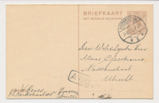 Briefkaart G. 205 Hoogeveen - Utrecht 1926