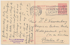 Briefkaart G. 211 Den Haag - Duitsland 1927